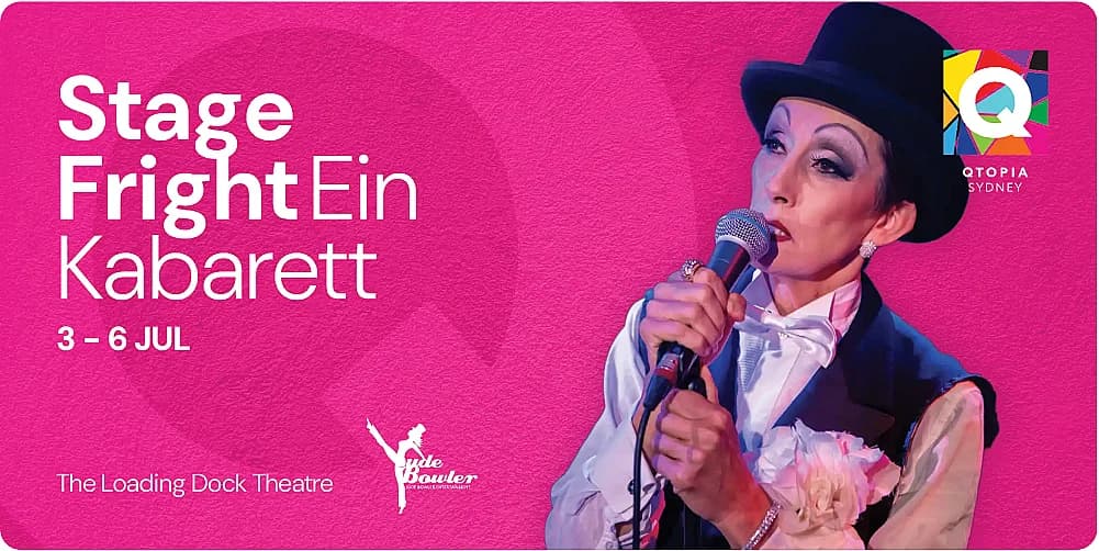 Stage Fright ein Kabarett banner 8