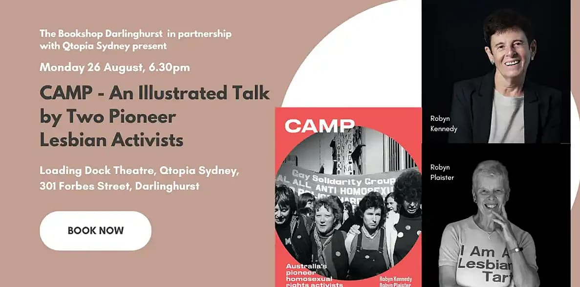 CAMP – An Illustrated Talk by Two Pioneer Lesbian Activists